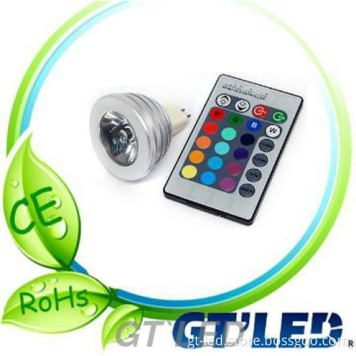 led rgb light -indoor lights 3w GU10/MR16/e27